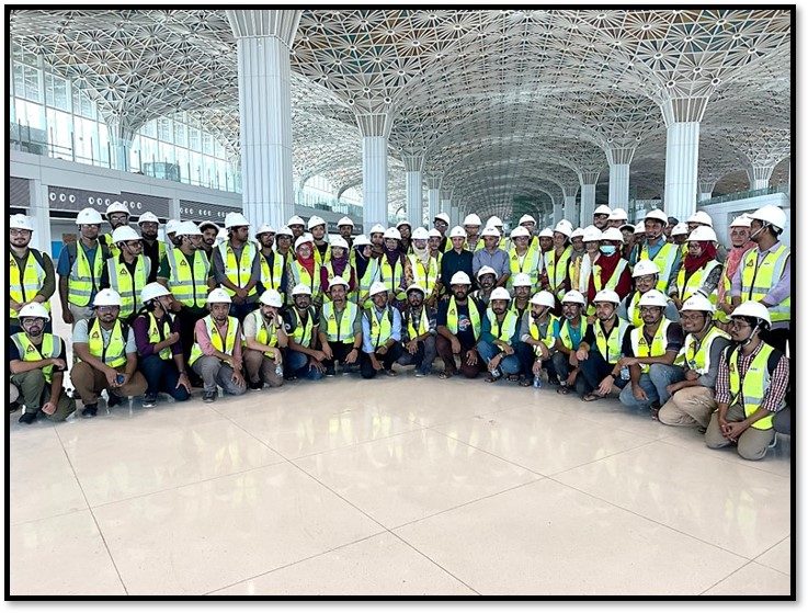 Educational field visit to Hazrat Shahjalal International airport expansion project Phase-1 by Batch 18